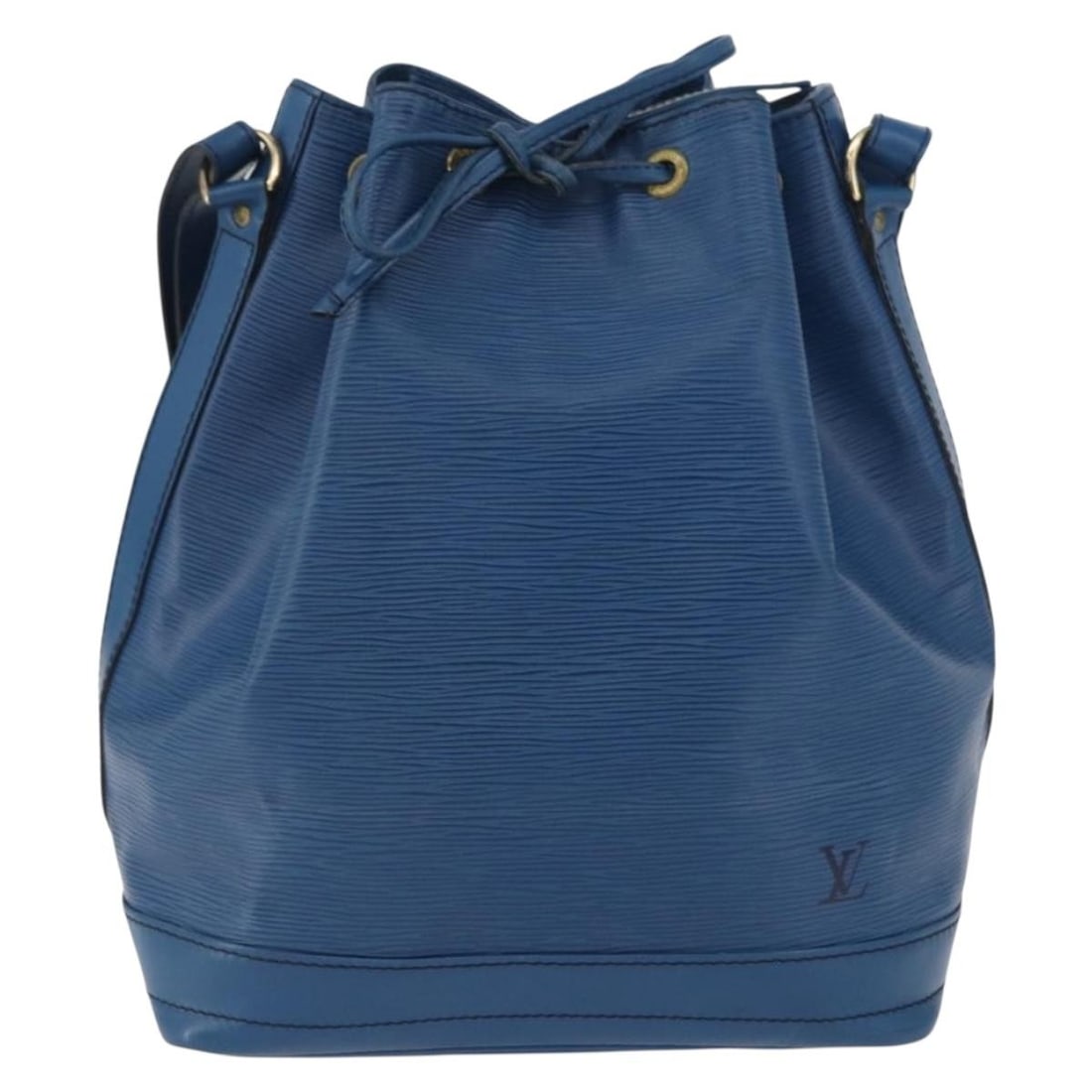 Blue Epi Leather Petit Noe NM Shoulder Bag by Louis Vuitton: Blue Epi Leather Petit Noe NM Shoulder Bag by Louis Vuitton This Louis Vuitton Petit Noe NM handbag is crafted from blue Epi leather and designed for women. Made in France, it features a spacious inte