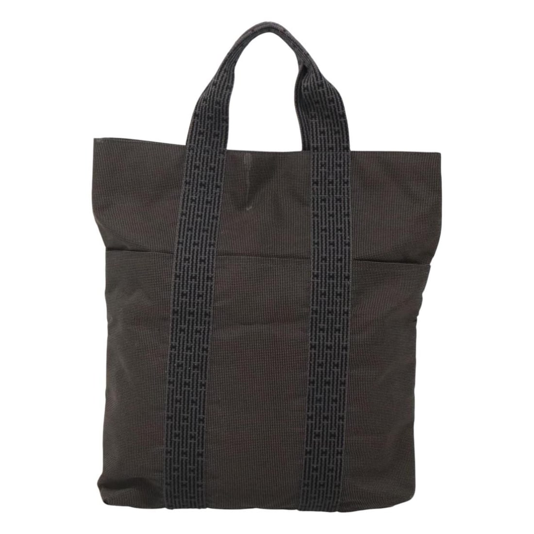 Fourre-tout Herline gray canvas tote bag by Hermes (1 of 18)