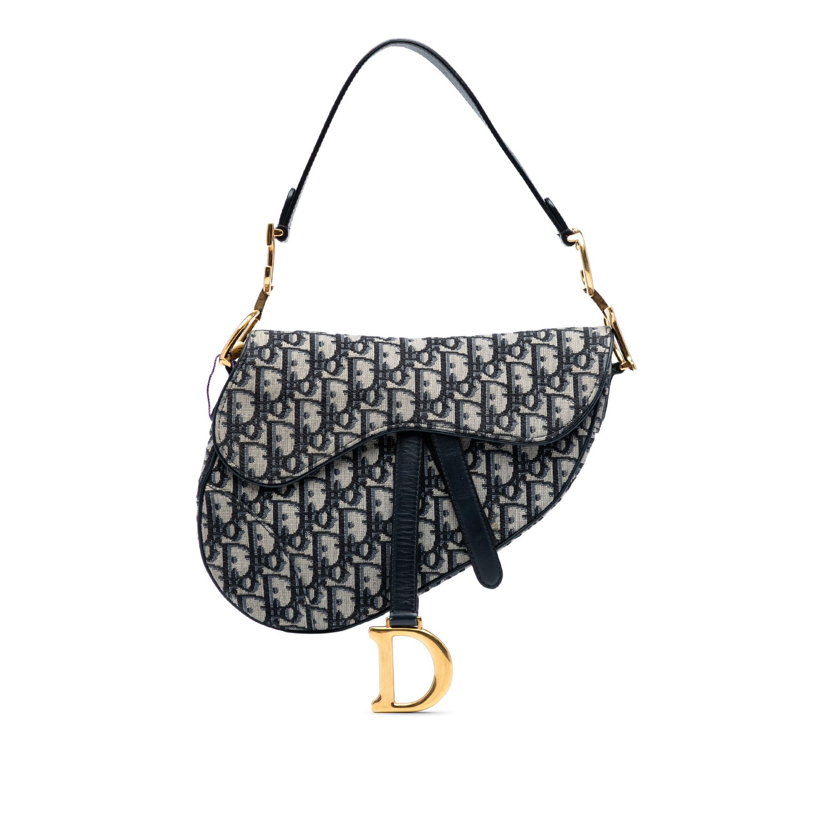 Dior Oblique Canvas Saddle Bag Blue Leather Trim Italy: Dior Oblique Canvas Saddle Bag Blue Leather Trim Italy The Dior Oblique Canvas Saddle Bag is a stylish accessory crafted with a durable canvas body and complemented by luxurious leather trim. This bag