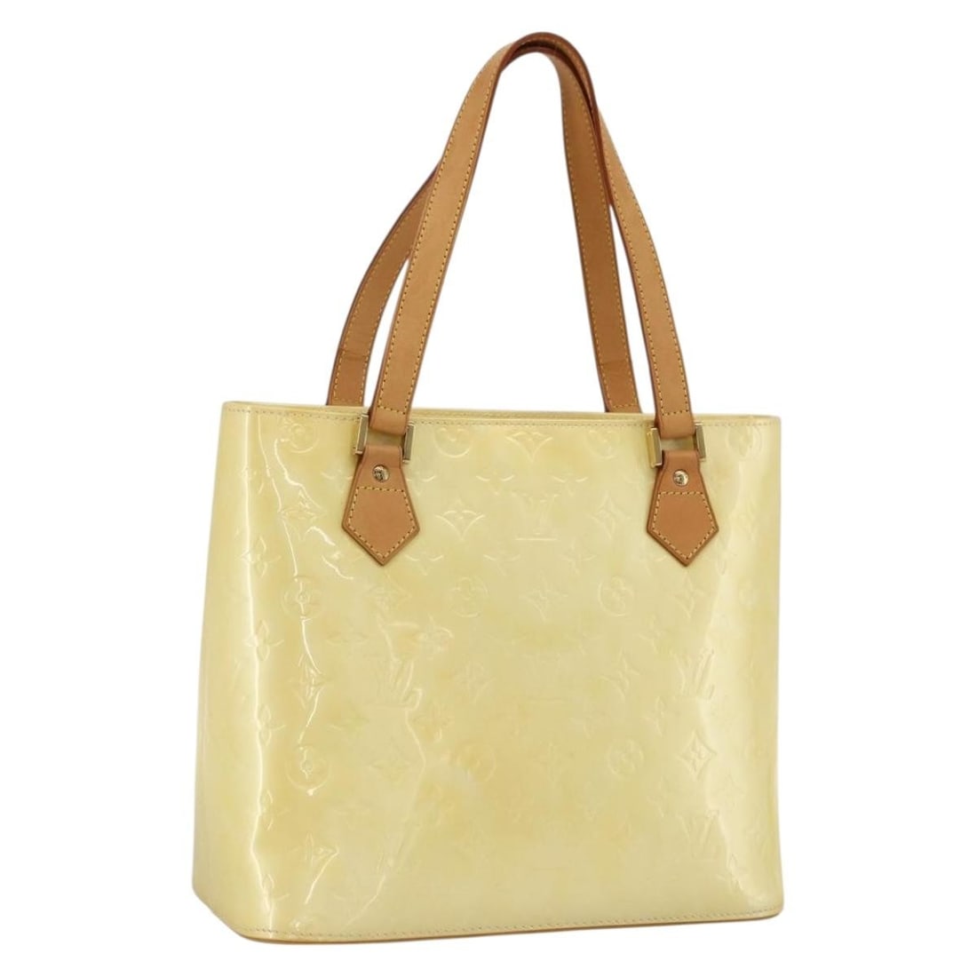 Louis Vuitton Houston Perle Patent Leather Monogram Vernis Women's Handbag M91342: Louis Vuitton Houston Perle Patent Leather Monogram Vernis Women's Handbag M91342 This Louis Vuitton Monogram Vernis Houston hand bag in Perle features a patent leather exterior and is designed for wo