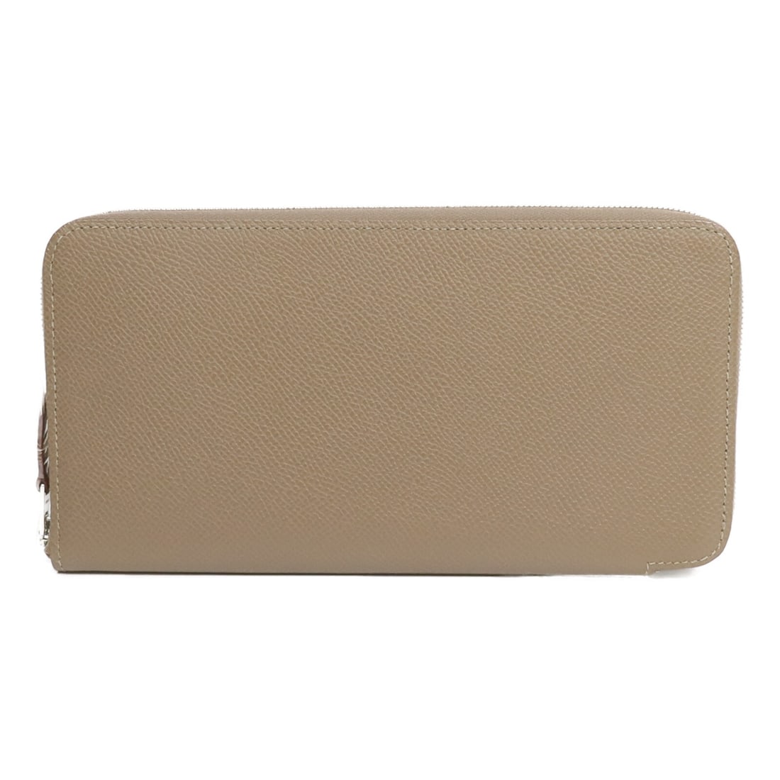 Hermes Silk In Epsom Leather Etoupe Long Wallet: Hermes Silk In Epsom Leather Etoupe Long Wallet This Hermes Silk'In long wallet features Epsom calfskin leather in a sophisticated gray tone. Designed for women, it offers a stylish and durable soluti