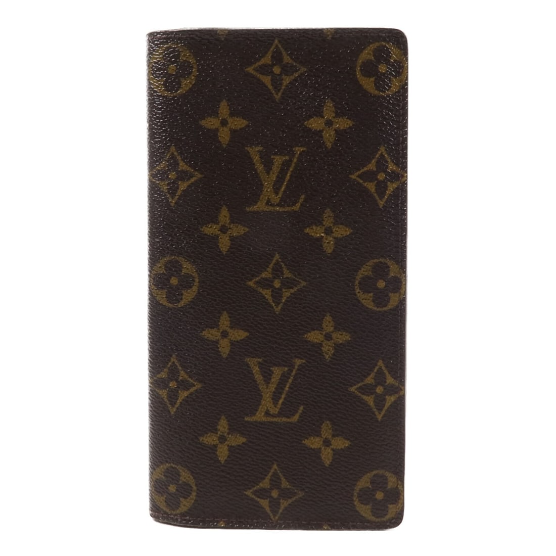 Louis Vuitton Brazza Monogram Brown Wallet GHW: Louis Vuitton Brazza Monogram Brown Wallet GHW This Louis Vuitton Brazza Wallet features the classic Monogram pattern in brown PVC coated canvas. Designed as a bifold purse, it offers a stylish and fu