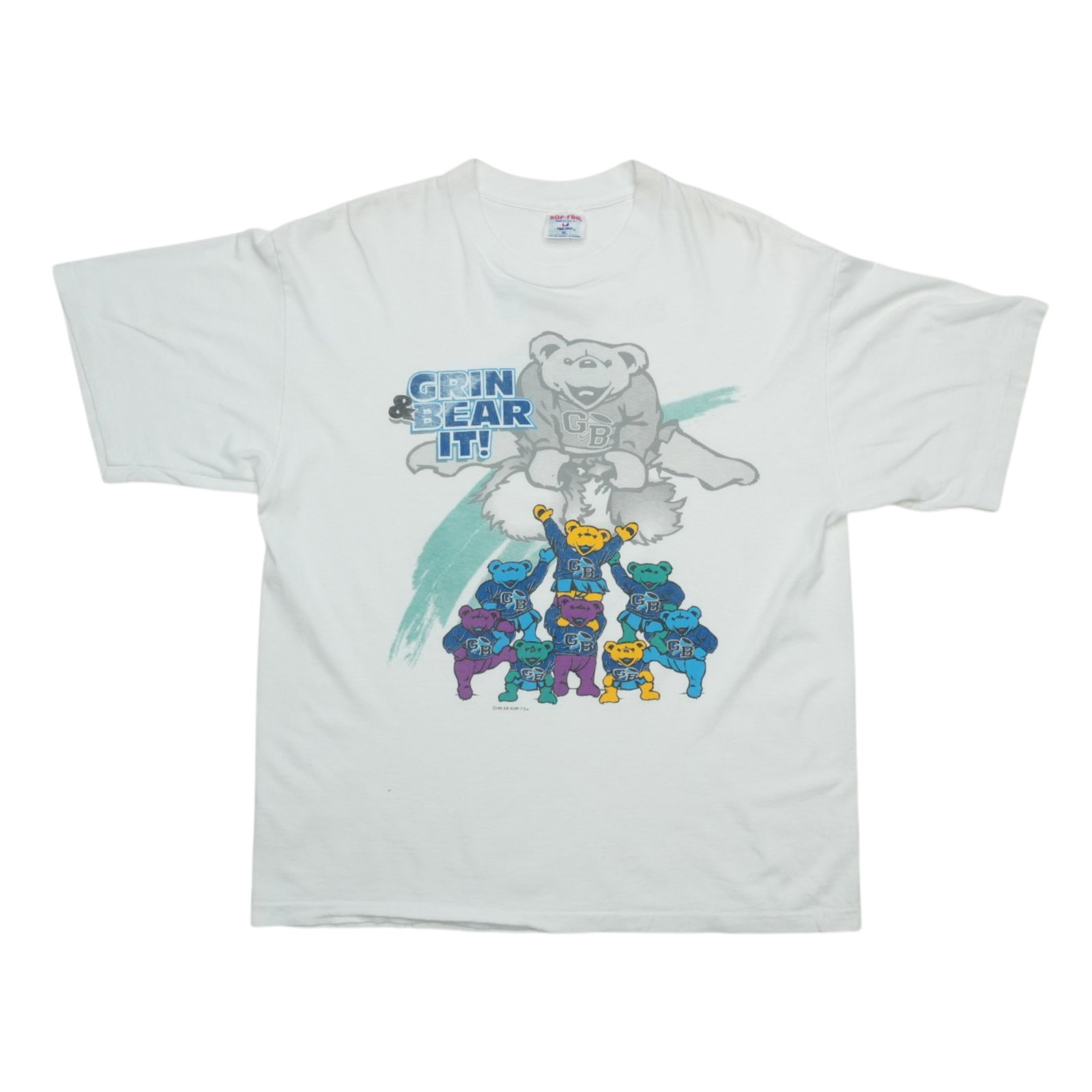 Vintage 1996 Grateful Dead Dancing Bears White Cotton Extra Large Shirt: Vintage 1996 Grateful Dead Dancing Bears White Cotton Extra Large Shirt This is an original vintage 1996 Grateful Dead Dancing Bears shirt, featuring classic graphics on both the front and back. The s