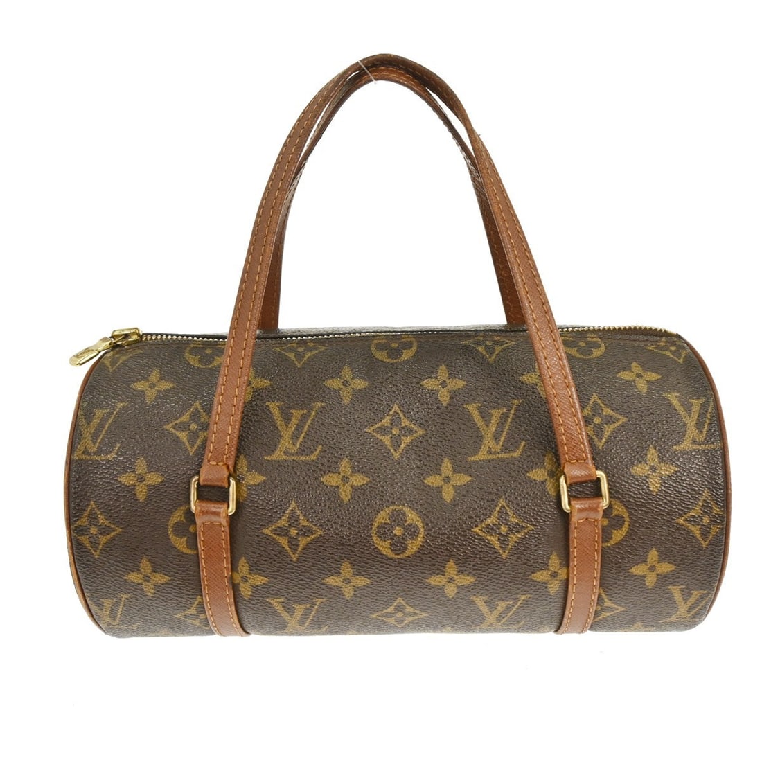 Louis Vuitton Papillon 26 Monogram Canvas Vintage Top Handle Bag: Louis Vuitton Papillon 26 Monogram Canvas Vintage Top Handle Bag This Louis Vuitton Papillon 26 handbag features the iconic monogram canvas leather exterior with double handles and a top zipper closur