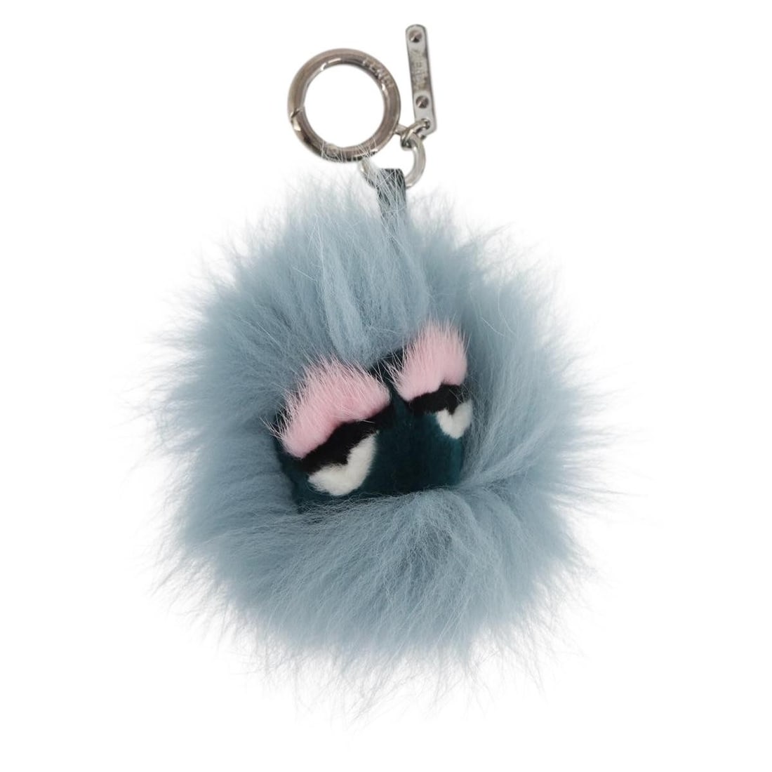 Fendi Bagbugs Monster Light Blue Bag Charm for Women: Fendi Bagbugs Monster Light Blue Bag Charm for Women This FENDI Bag Bugs Monster bag charm features a light blue color and is designed for women. Crafted in Italy, it offers a playful accent to your h