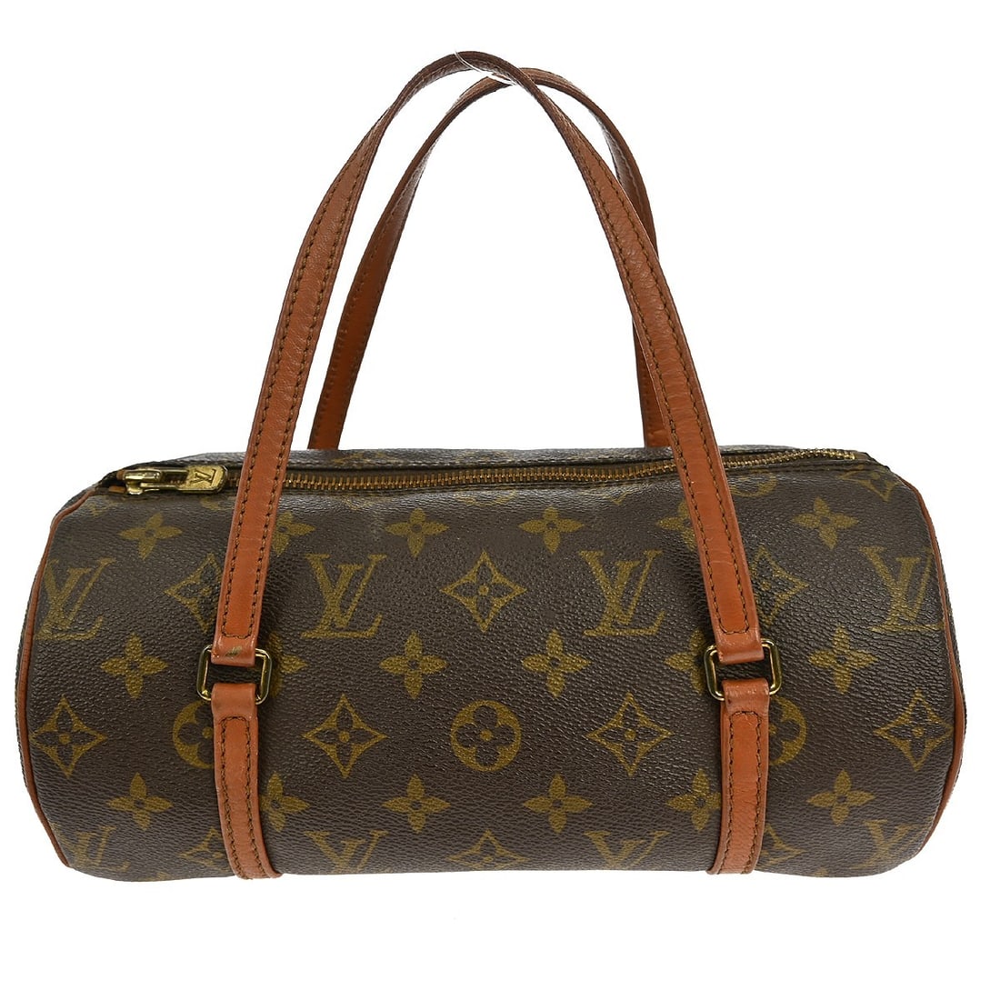 Louis Vuitton Monogram Canvas Papillon Brown Shoulder Bag: Louis Vuitton Monogram Canvas Papillon Brown Shoulder Bag The Louis Vuitton Papillon Handbag features the signature monogram canvas in brown, designed for women. Made in France, this handbag offers a 