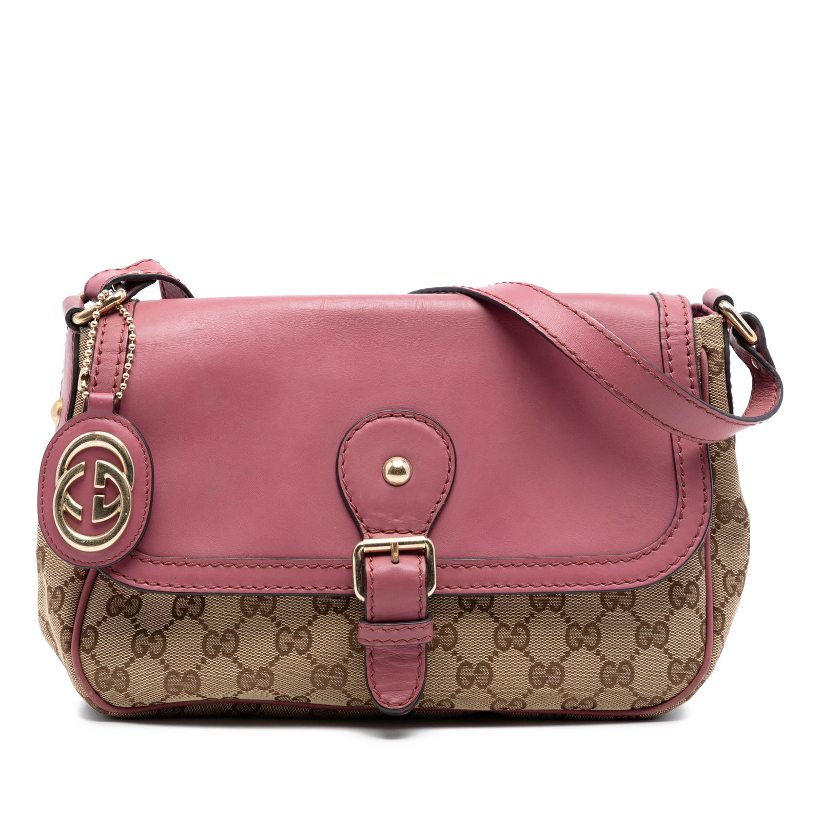 Gucci Sukey Beige GG Canvas Crossbody Bag with Leather Trim: Gucci Sukey Beige GG Canvas Crossbody Bag with Leather Trim This Gucci GG Canvas Sukey Crossbody bag features a beige GG canvas body with leather trim, a flat leather strap, a front flap with buckle c