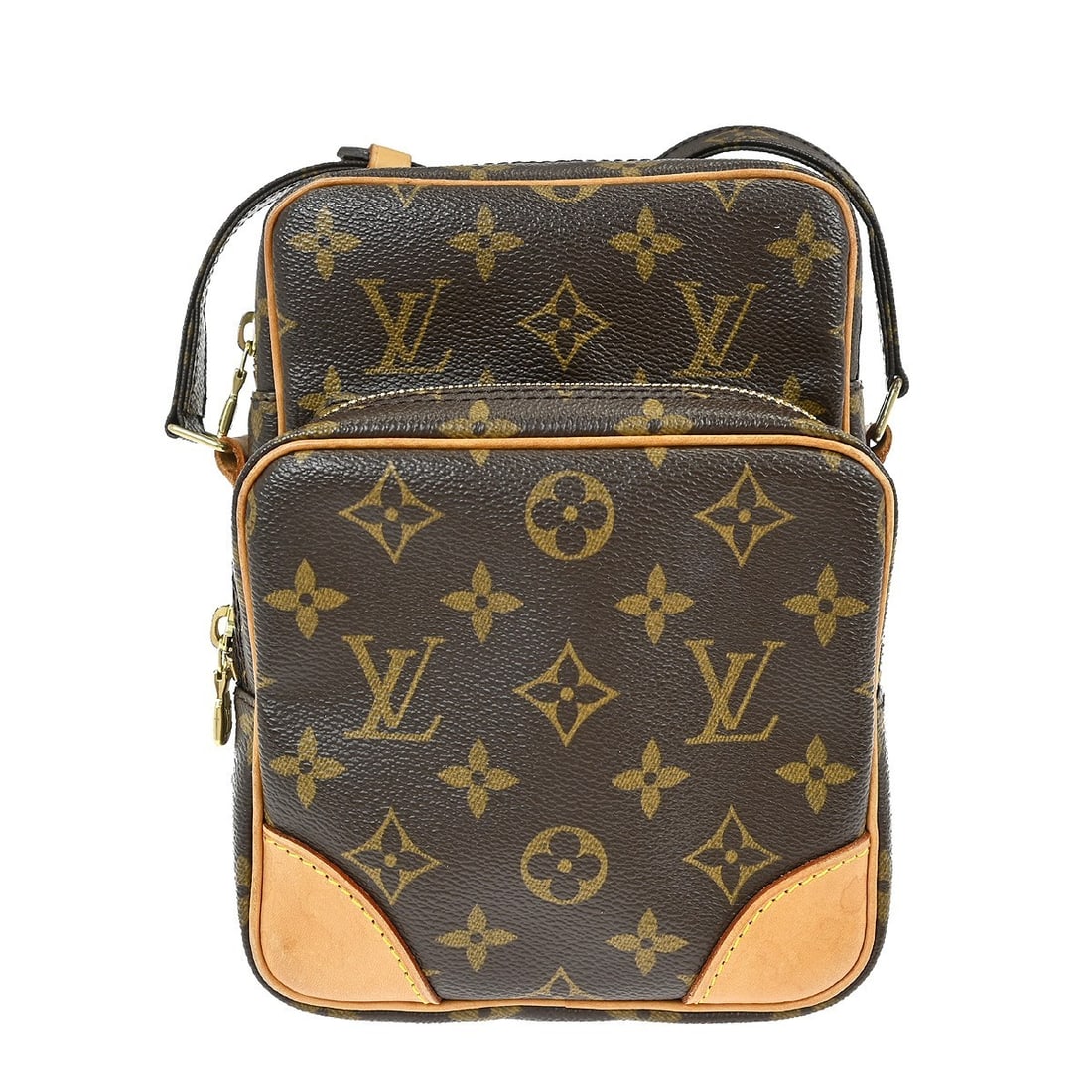 Louis Vuitton Amazone Monogram Canvas Medium Crossbody Shoulder Bag M45236: Louis Vuitton Amazone Monogram Canvas Medium Crossbody Shoulder Bag M45236 This Louis Vuitton Amazone crossbody shoulder bag features the iconic monogram canvas leather exterior in brown with a brown 
