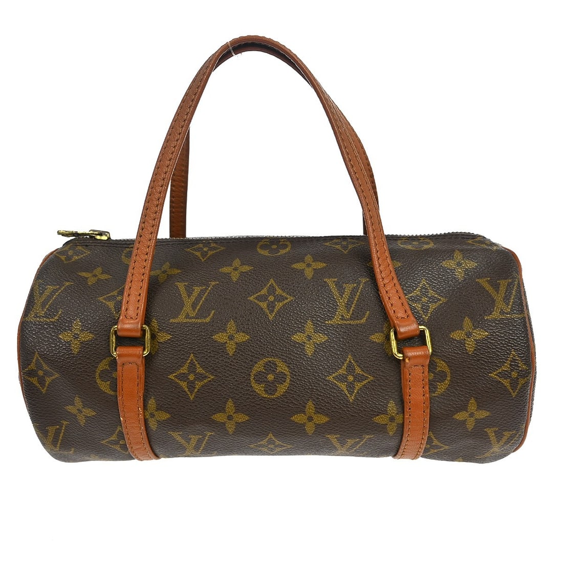 Louis Vuitton Papillon 26 Monogram Canvas Top Handle Bag: Louis Vuitton Papillon 26 Monogram Canvas Top Handle Bag This Louis Vuitton Papillon 26 handbag features the iconic monogram canvas leather exterior with leather lining. Designed with double handles a
