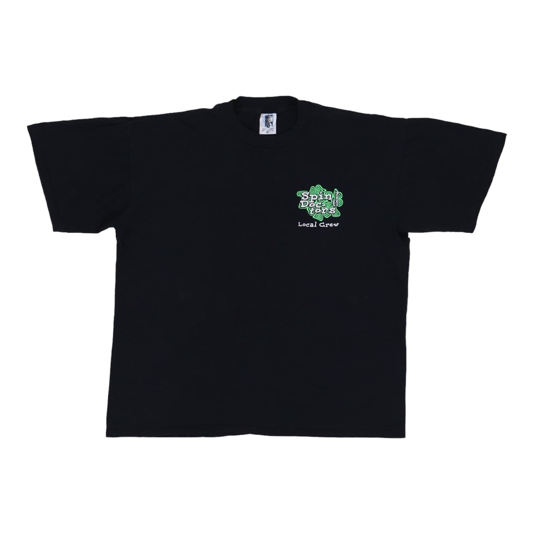 Vintage 1993 Spin Doctors Tour Local Crew Black Cotton Shirt Size XL (1 of 5)