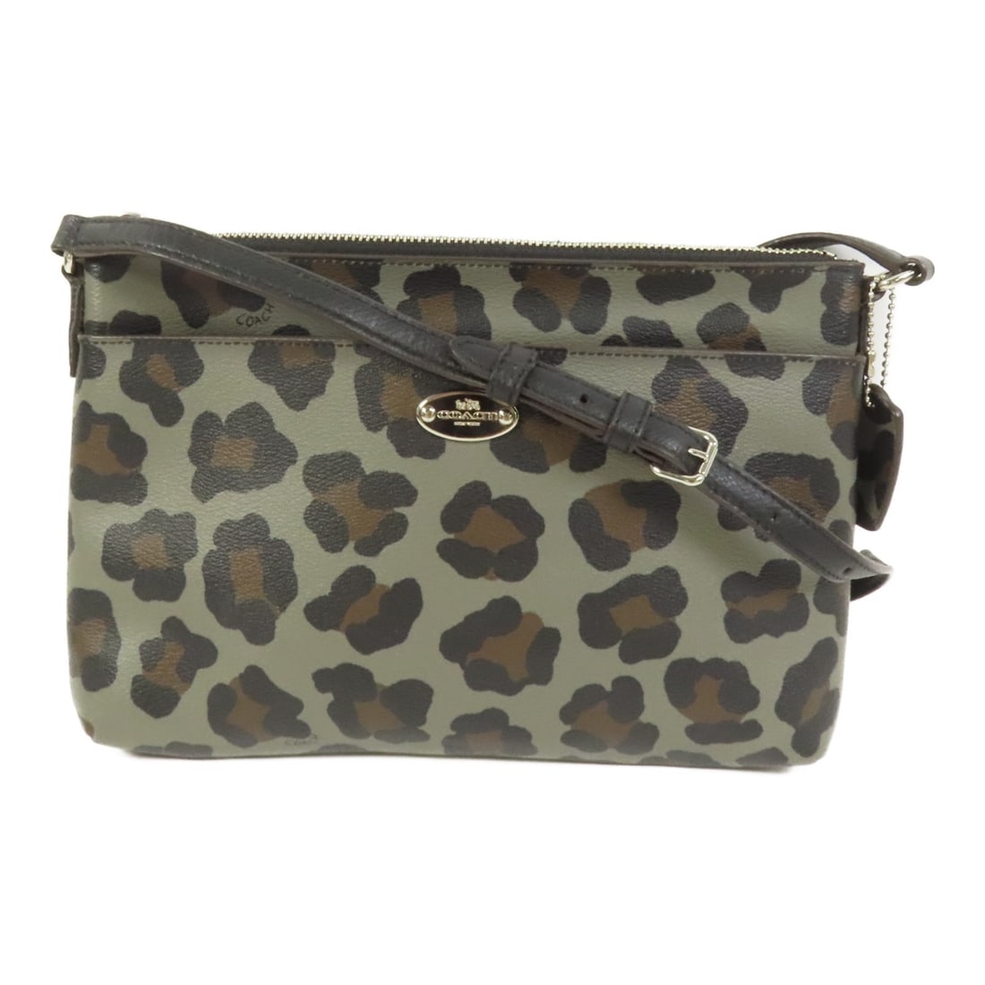 Coach Black Canvas Women Shoulder Bag: Coach Black Canvas Women Shoulder Bag This COACH shoulder bag features a sleek black and brown coated canvas exterior. Designed for women, it offers a compact silhouette with a height of 7.5 inches, d