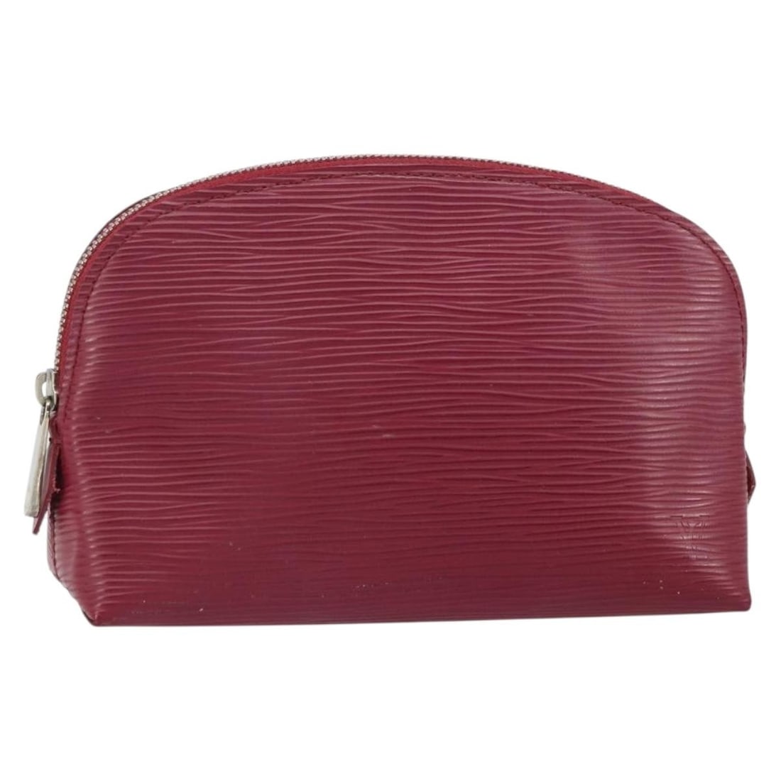 Fuchsia Epi Leather Cosmetic Pouch Louis Vuitton Pochette PM M41114: Fuchsia Epi Leather Cosmetic Pouch Louis Vuitton Pochette PM M41114 This is a Louis Vuitton Epi Pochette Cosmetic PM pouch in fuchsia, crafted from durable Epi leather. The compact cosmetic pouch feat