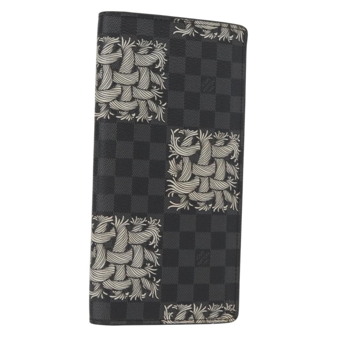 LOUIS VUITTON Damier Graphite Long Wallet N61211 Authenticated: LOUIS VUITTON Damier Graphite Long Wallet N61211 Authenticated This authentic LOUIS VUITTON Damier Graphite Porte Feuille Brother Wallet (N61211) showcases a sleek long wallet design crafted from dura