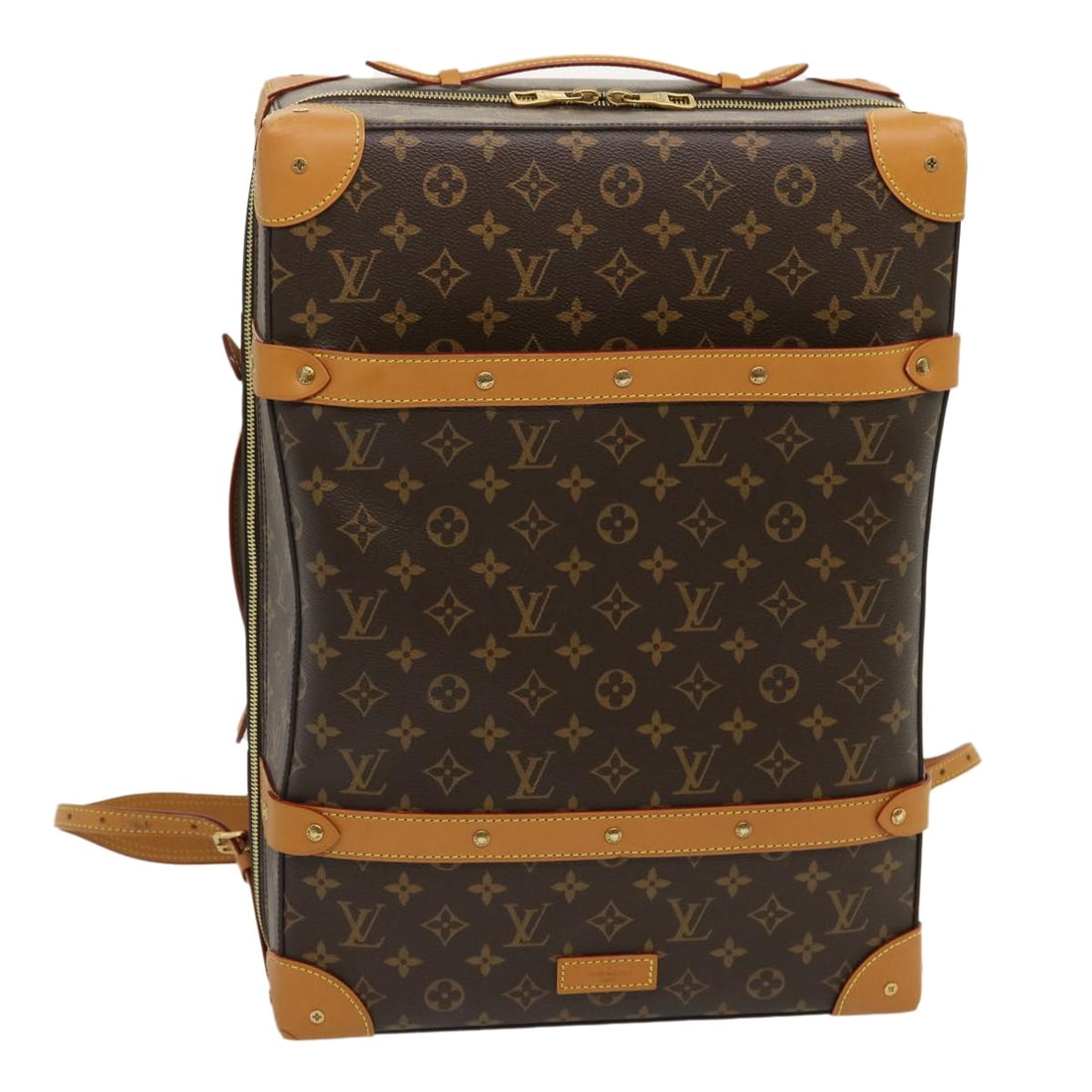 LOUIS VUITTON Monogram Soft Trunk Backpack MM M44749 with Auth: LOUIS VUITTON Monogram Soft Trunk Backpack MM M44749 with Auth Discover the exquisite LOUIS VUITTON Monogram Soft Trunk Backpack MM (Model M44749), a stylish blend of luxury and practicality. This bac