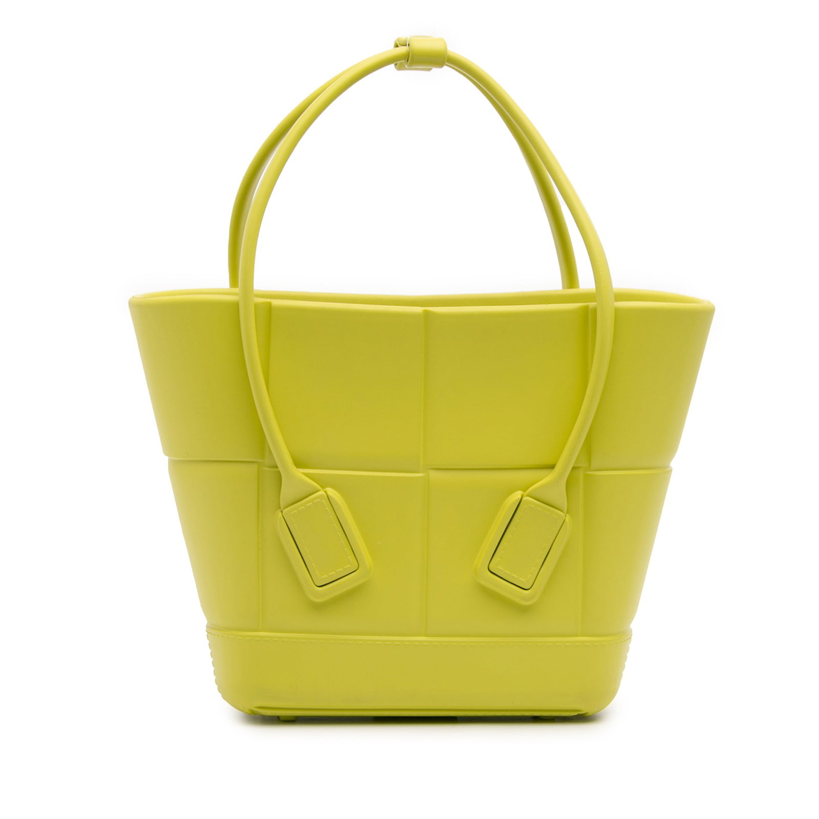 Bottega Veneta Mini Rubber Arco Shopping Bag Green Italy (1 of 11)