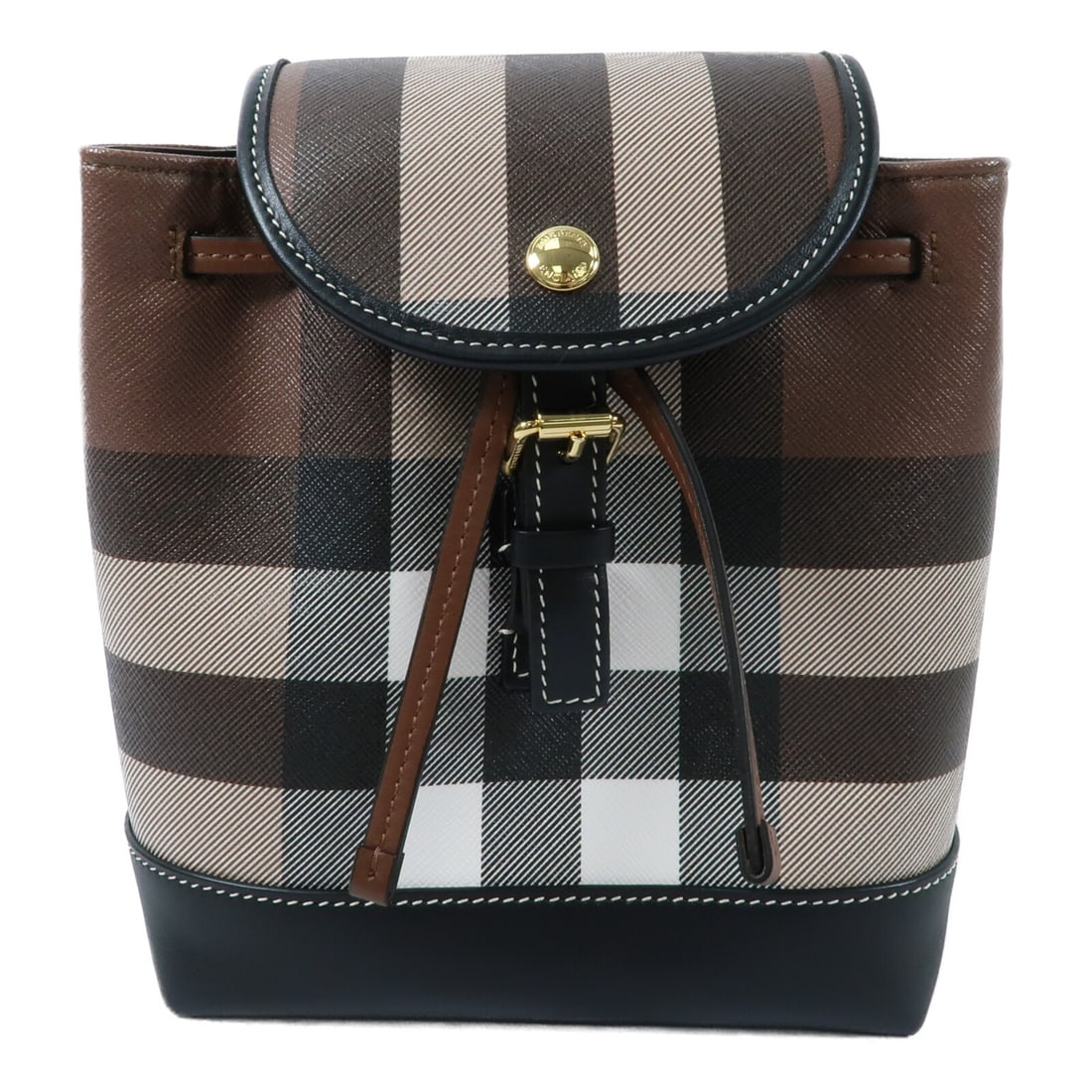 Burberry Micro PVC Brown Rucksack Backpack GHW (1 of 14)
