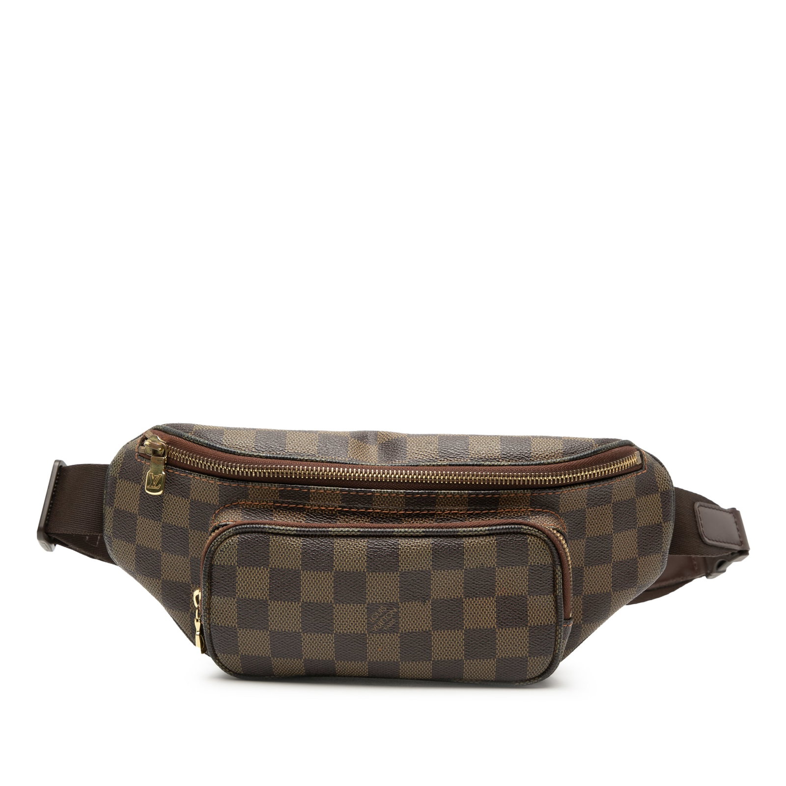 Louis Vuitton Melville Waist Bag Damier Ebene Canvas with Zip Pockets (1 of 7)
