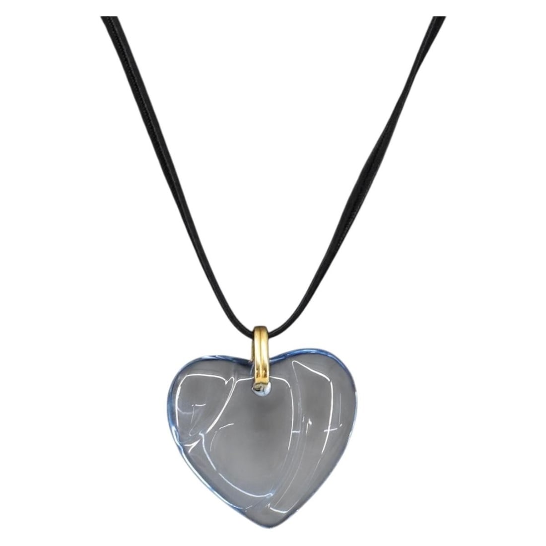 Baccarat Light Blue Glass Necklace with Authenticity (1 of 14)