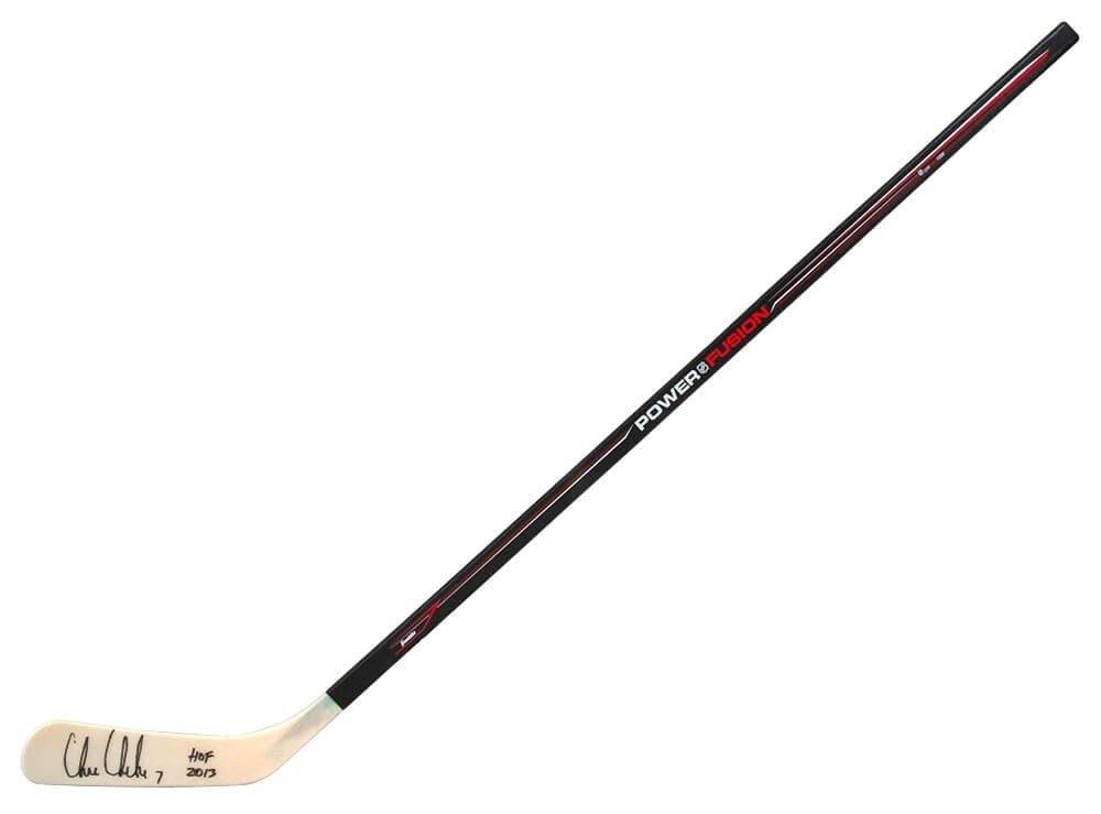 Chris Chelios Signed Franklin Power Fusion 48 Full Size Hockey Stick HOF 2013 (1 of 1)