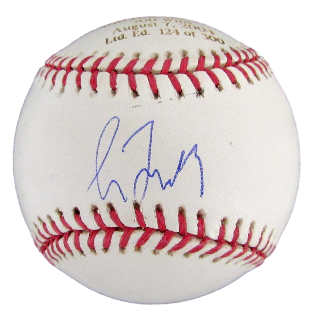 OML Baseball Signed by Greg Maddux HOF with MLB Hologram Limited Edition: OML Baseball Signed by Greg Maddux HOF with MLB Hologram Limited Edition This is an original Official Major League (OML) baseball signed by Hall of Famer Greg Maddux. The ball features printing indica