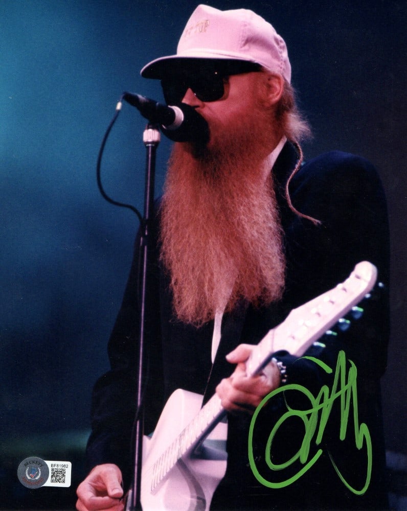 Billy Gibbons Autographed 8X10 Photo ZZ Top JSA Certified (1 of 1)