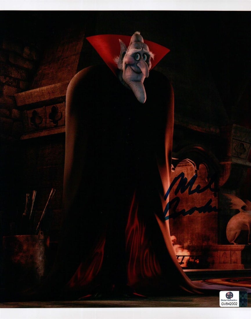 8x10 Photograph Signed by Mel Brooks Hotel Transylvania 2 GAI Authenticated (1 of 2)