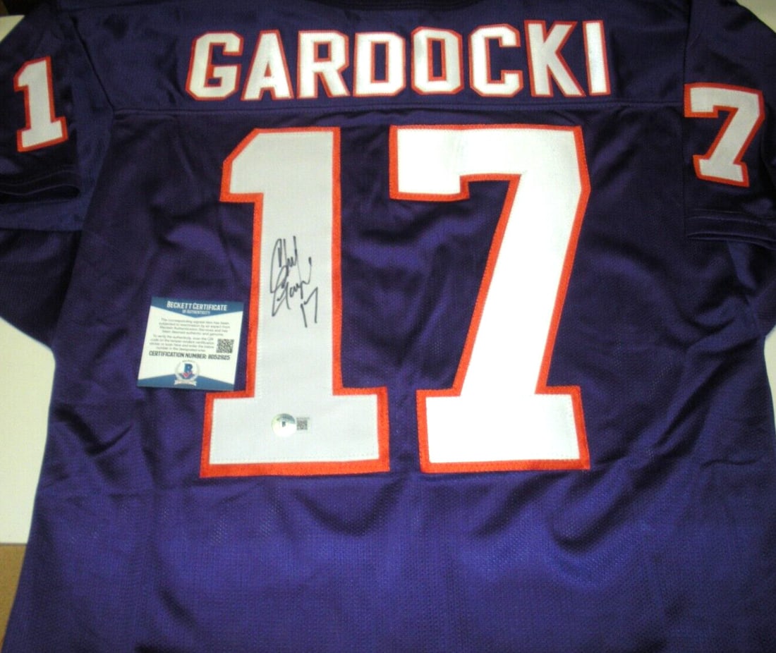 Wilson Clemson Tigers Jersey Signed by Chris Gardocki with Beckett COA (1 of 2)
