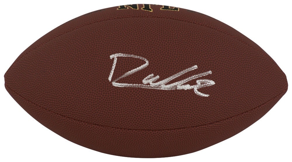 Wilson NFL Super Grip Football Autographed by Drew Allar with COA: Wilson NFL Super Grip Football Autographed by Drew Allar with COA This is a pre-owned Wilson Super Grip full size NFL football signed by Drew Allar of the Penn State Nittany Lions. The item includes a