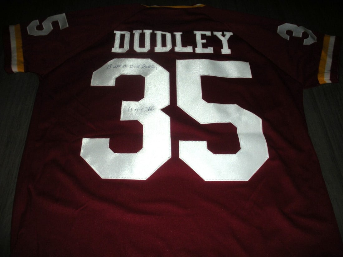 Signed Rawlings Washington Redskins Jersey Bill Dudley With Certificate of Authenticity (1 of 4)