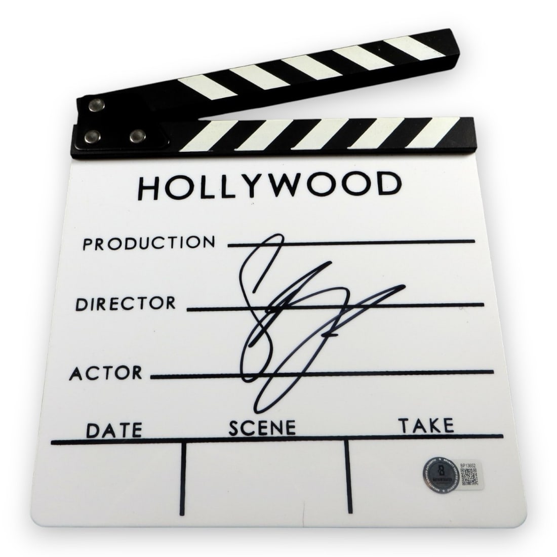 Sebastian Stan Autographed Winter Soldier Movie Clapper Beckett Authenticated (1 of 3)