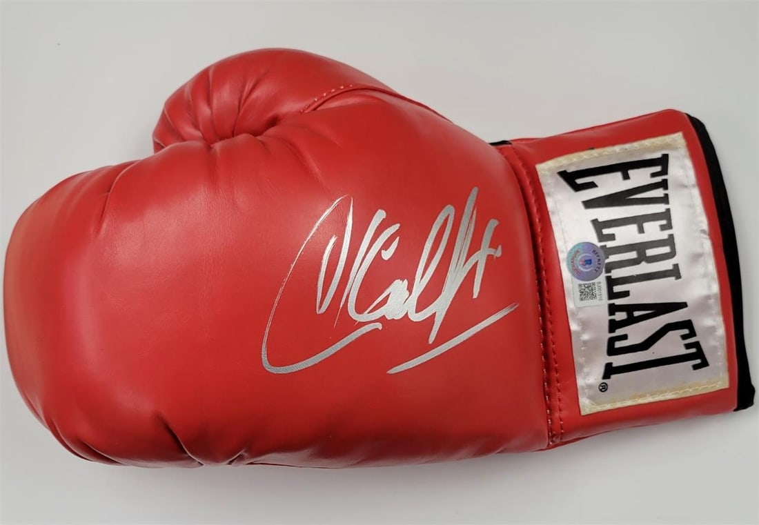 Sergey Kovalev Signed Everlast Boxing Glove Authenticated by Beckett BAS: Sergey Kovalev Signed Everlast Boxing Glove Authenticated by Beckett BAS This is an original Everlast boxing glove signed by professional boxer Sergey Kovalev. The autograph has been authenticated by 