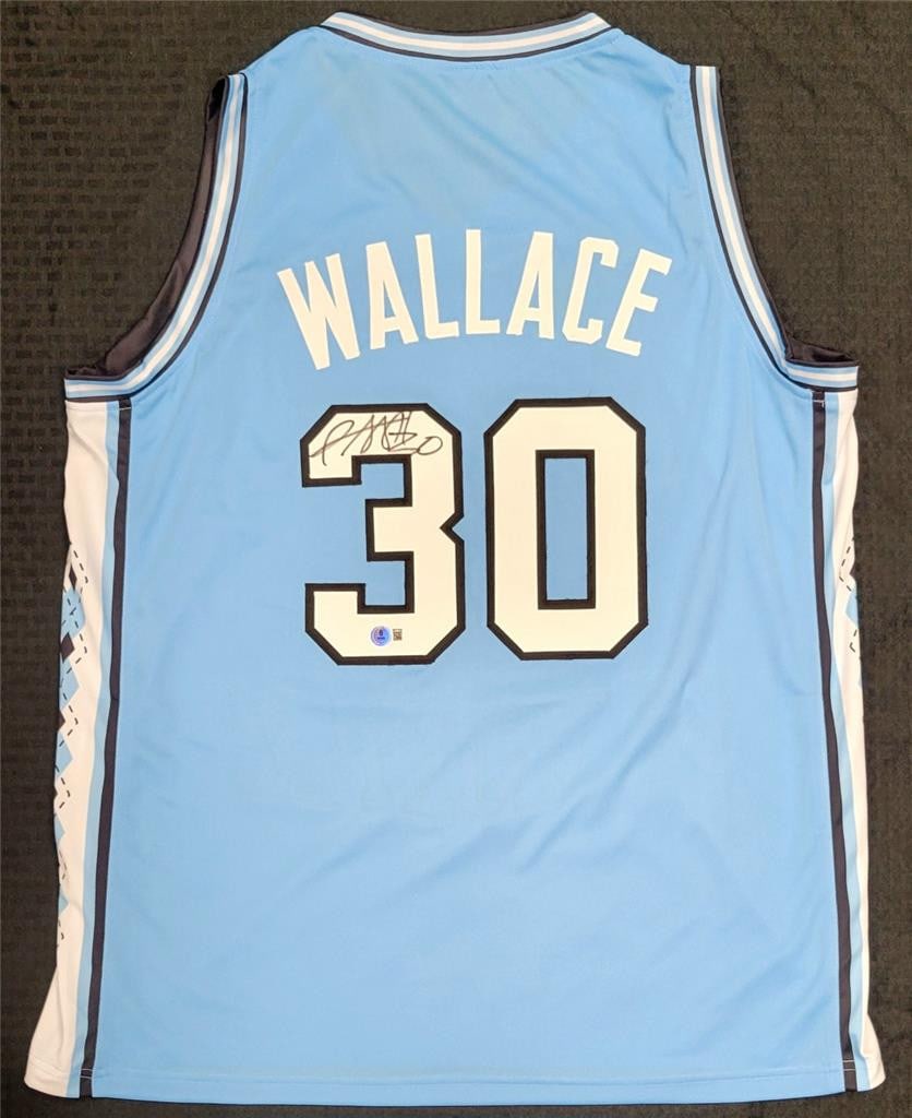 Rasheed Wallace Signed UNC Tar Heels Jersey BAS Authenticated (1 of 5)