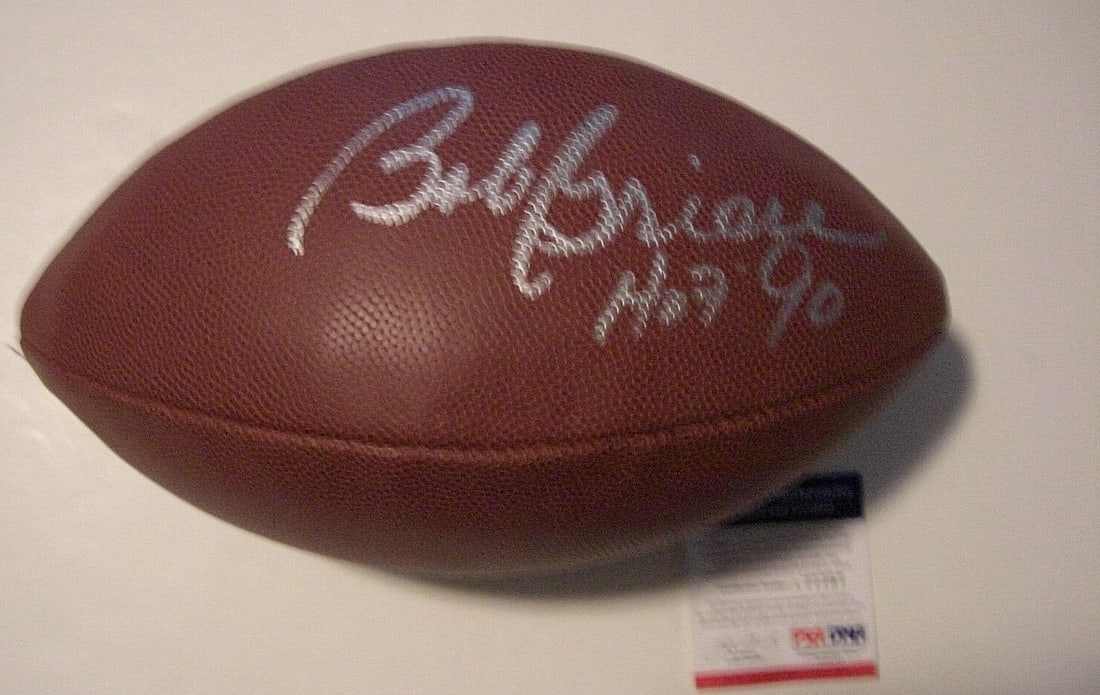 PSA DNA Authenticated Football Signed by Bob Griese Hall of Fame 1990: PSA DNA Authenticated Football Signed by Bob Griese Hall of Fame 1990 This is an original football signed by Bob Griese, renowned for his achievements with the Purdue Boilermakers and Miami Dolphins a