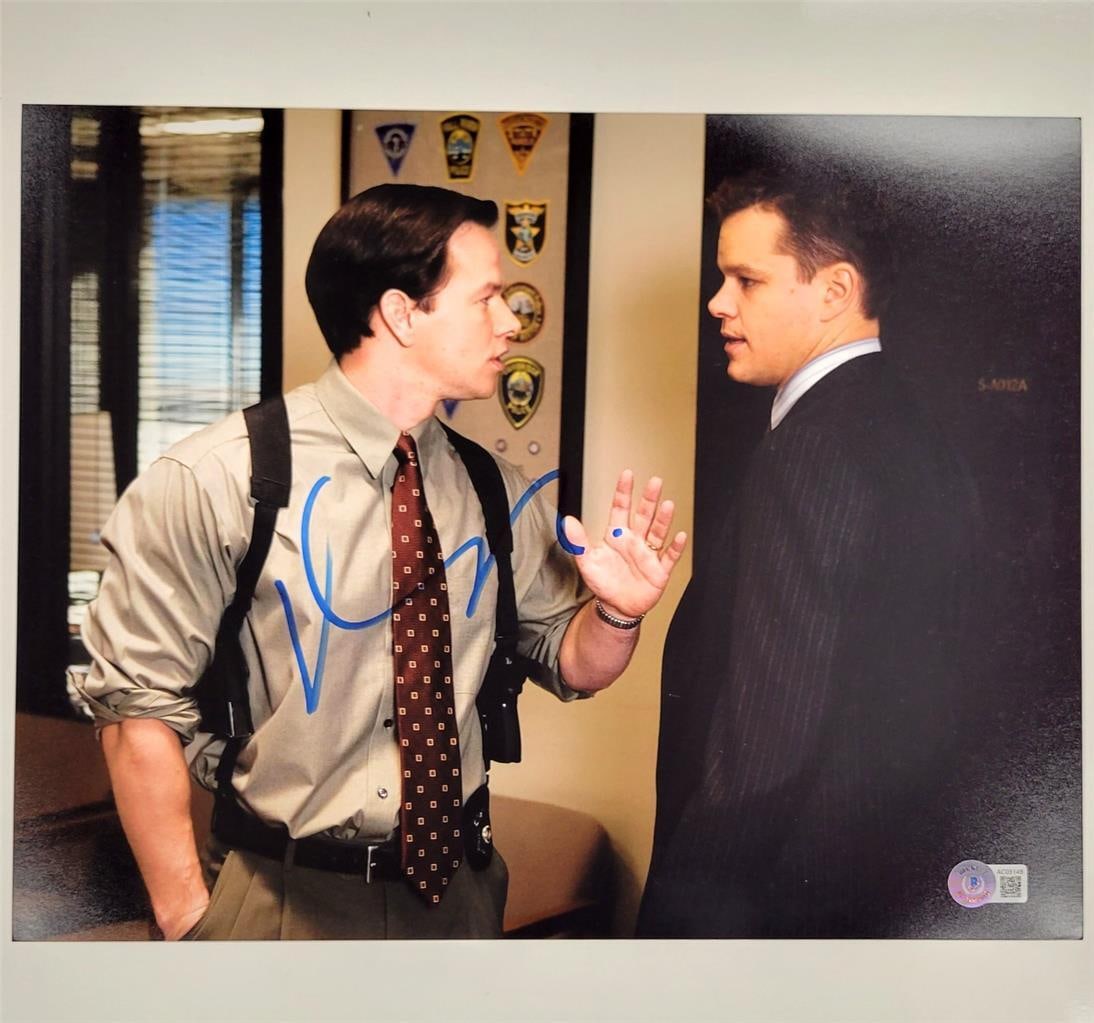 Matt Damon Autographed The Departed 11x14 Photo Beckett Certified: Matt Damon Autographed The Departed 11x14 Photo Beckett Certified Capture a piece of cinematic history with this authentic 11x14 photograph from the acclaimed film "The Departed," signed by the talent