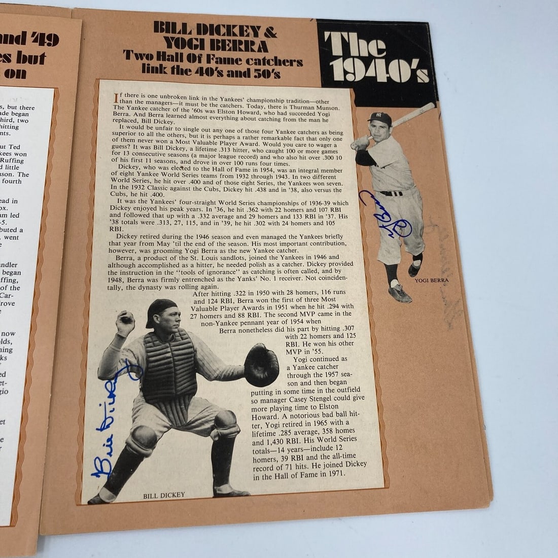 JSA authenticated Yankees program with 200 plus signatures - 14