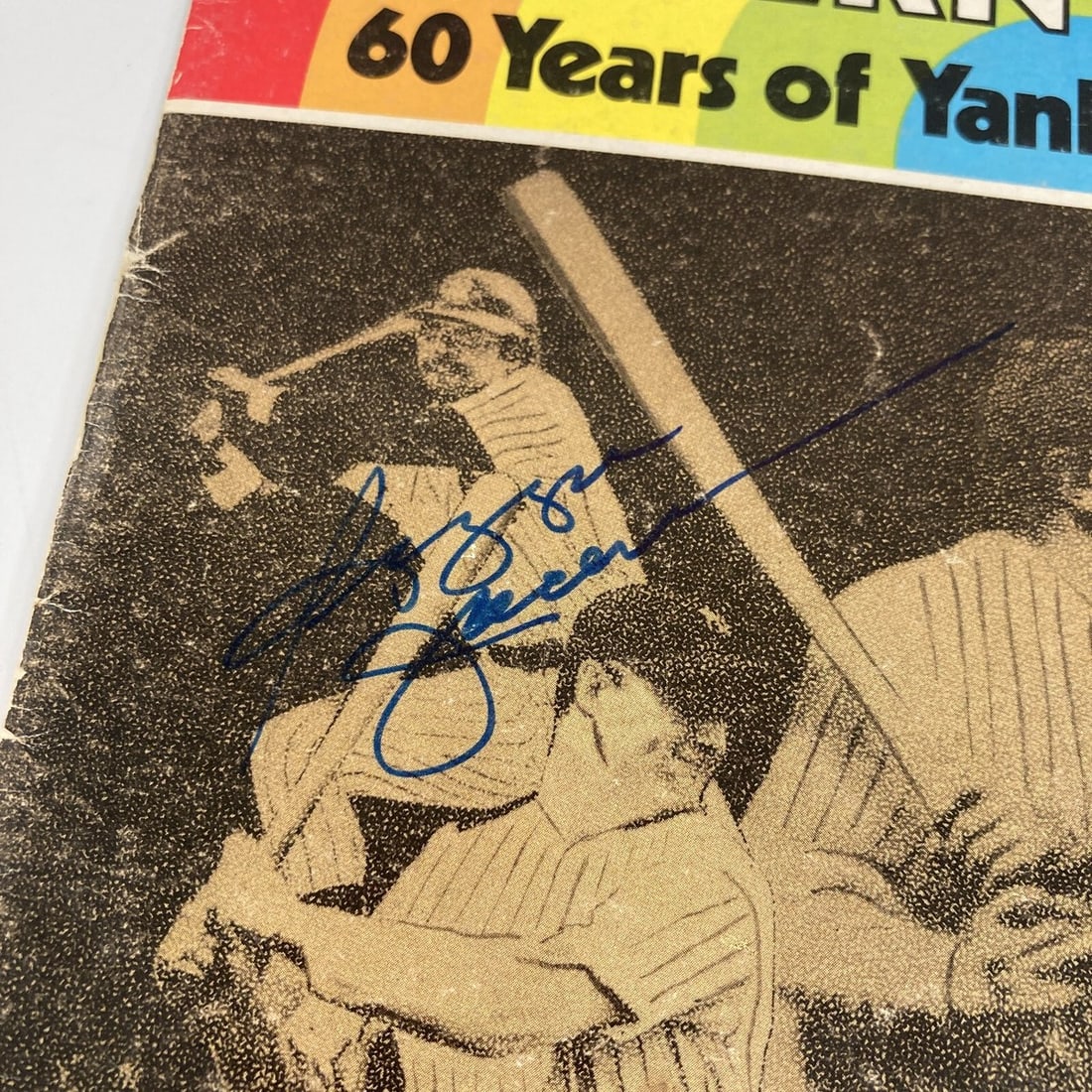 JSA authenticated Yankees program with 200 plus signatures - 7