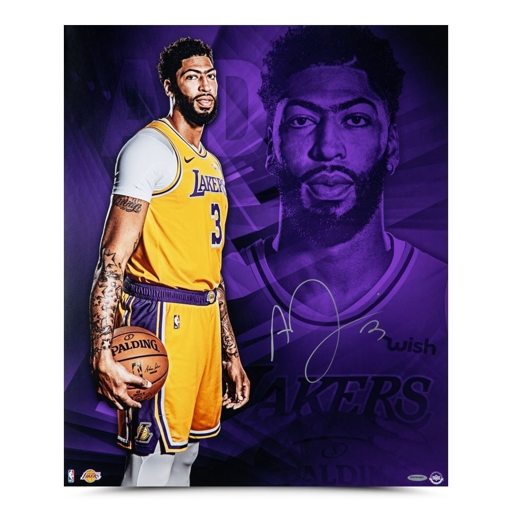 Anthony Davis Autographed 20X24 Photo Lakers Upper Deck Certified: Anthony Davis Autographed 20X24 Photo Lakers Upper Deck Certified Commemorate the iconic moment with this original 20X24 photo of Anthony Davis, featuring his autograph. This impressive piece