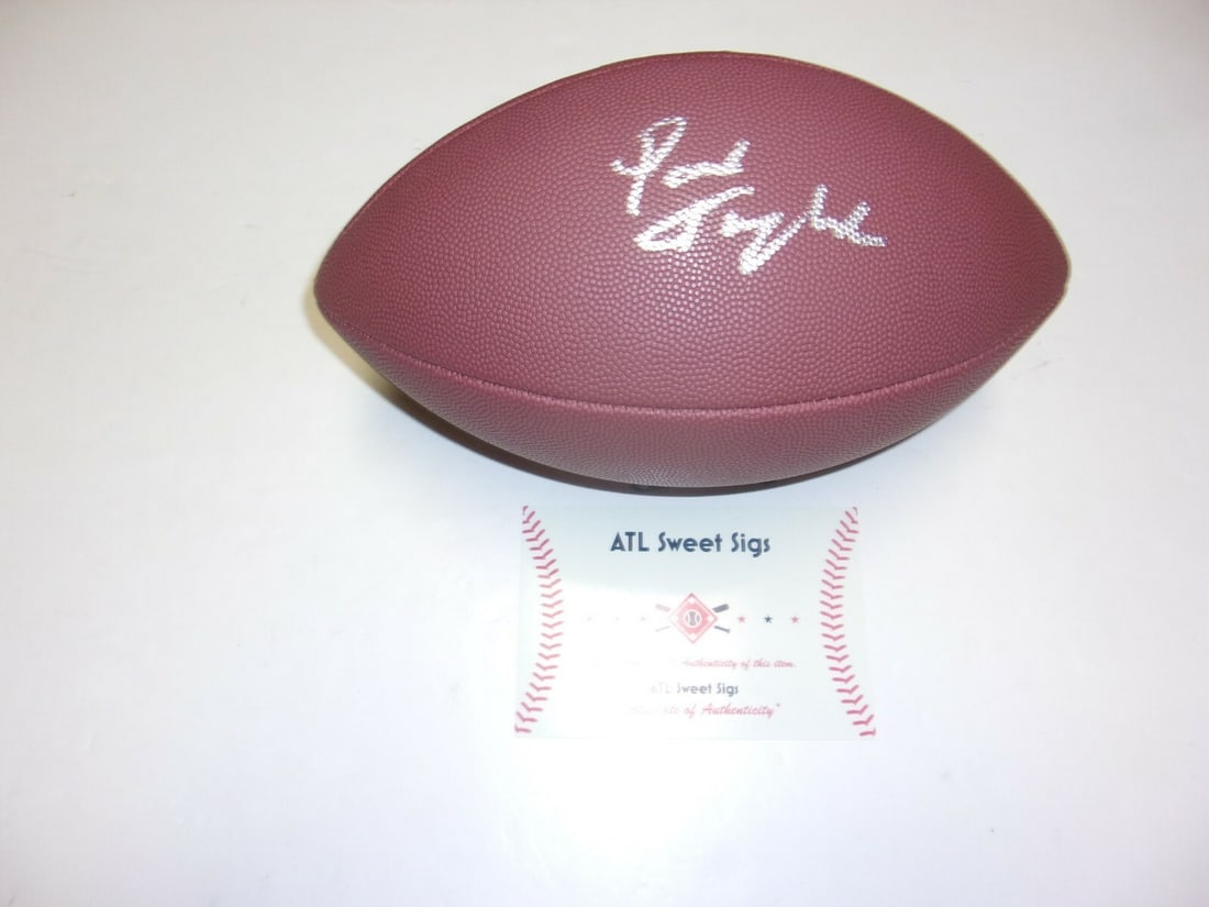 Football Autographed by NFL Commissioner Paul Tagliabue with Certificate of Authenticity: Football Autographed by NFL Commissioner Paul Tagliabue with Certificate of Authenticity This is an original football signed by Paul Tagliabue, who served as Commissioner of the National Football Leag
