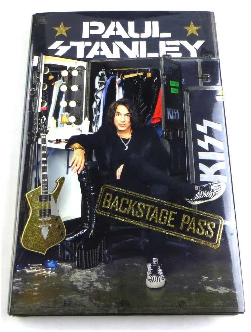Autographed Paul Stanley KISS Backstage Pass Book JSA Authenticated Hardcover (1 of 3)