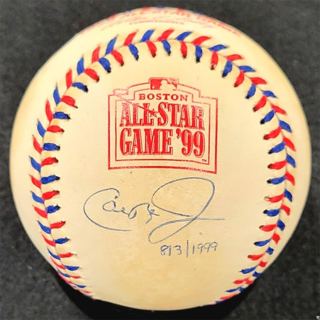 Cal Ripken Jr. Signed 1999 All Star Game Baseball Authenticated by Ironclad: Cal Ripken Jr. Signed 1999 All Star Game Baseball Authenticated by Ironclad This is an original baseball from the 1999 All Star Game, signed by the legendary Cal Ripken Jr., a key player for the Balti