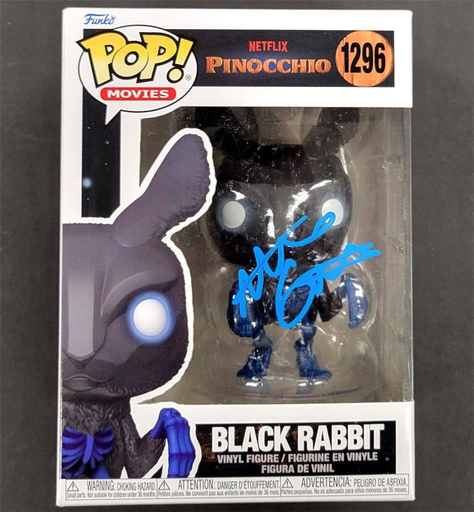 Mark Gustafson Signed Funko Pop Pinocchio Black Rabbit Beckett Authenticated (1 of 8)