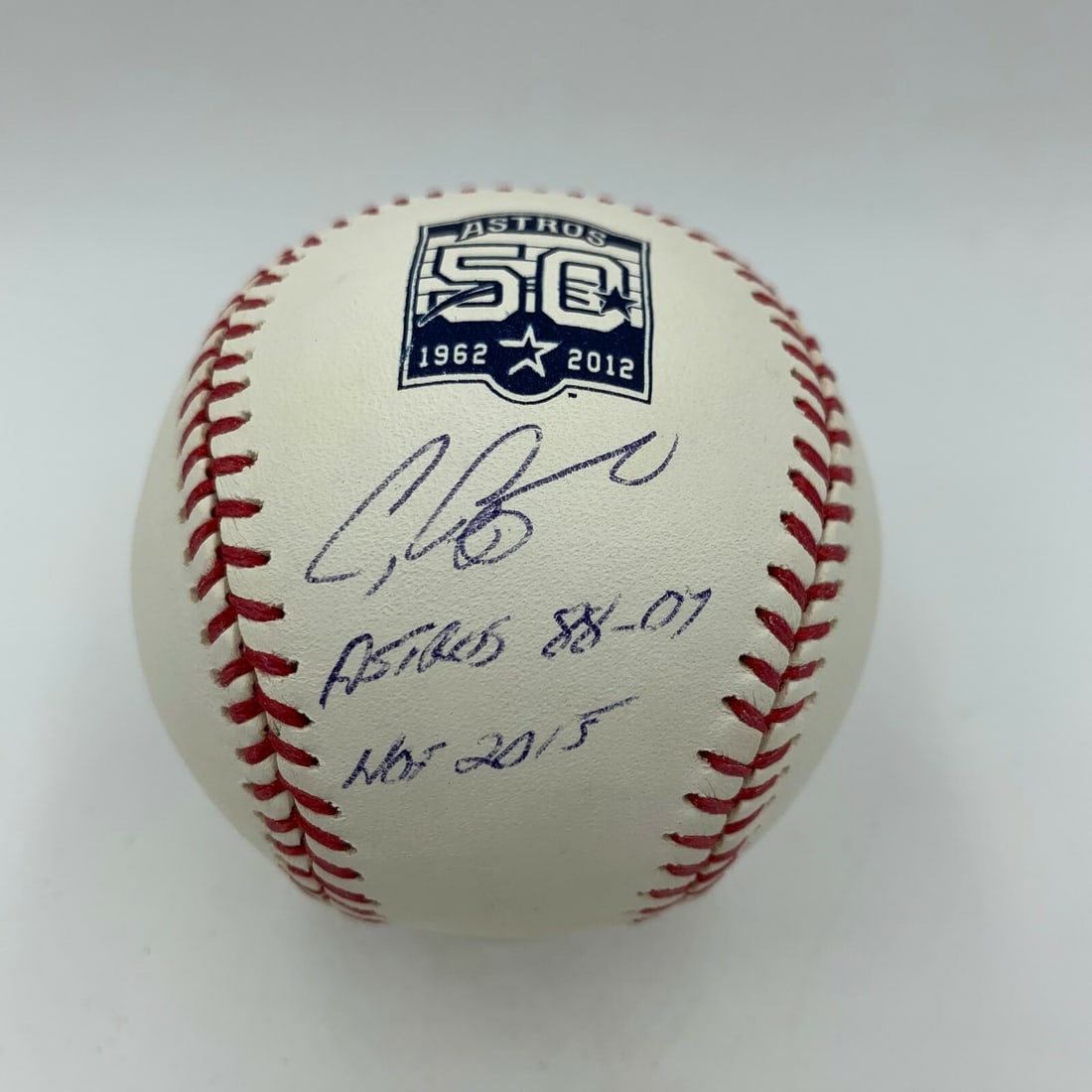 Craig Biggio Signed MLB Baseball Houston Astros HOF 2015 JSA COA: Craig Biggio Signed MLB Baseball Houston Astros HOF 2015 JSA COA Celebrate the legacy of Craig Biggio with this authentic signed MLB baseball. A remarkable piece for any baseball enthusiast, this ball
