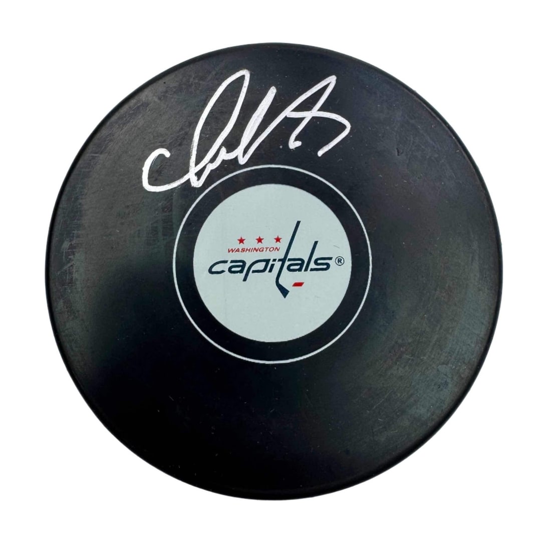 Autographed Alexander Ovechkin NHL Puck with Fanatics COA (1 of 3)