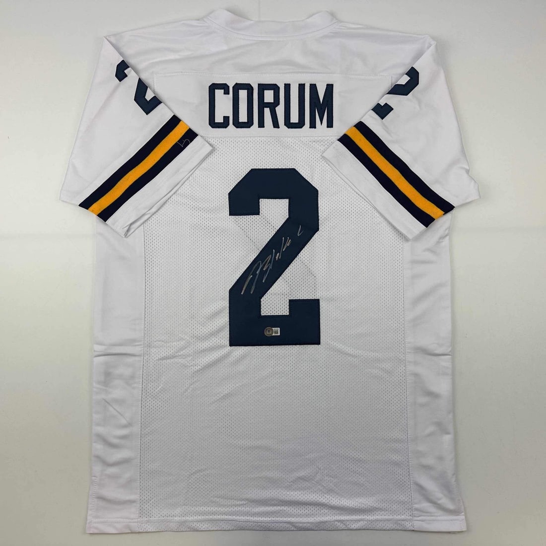Blake Corum Autographed Michigan College Jersey Beckett BAS COA (1 of 4)