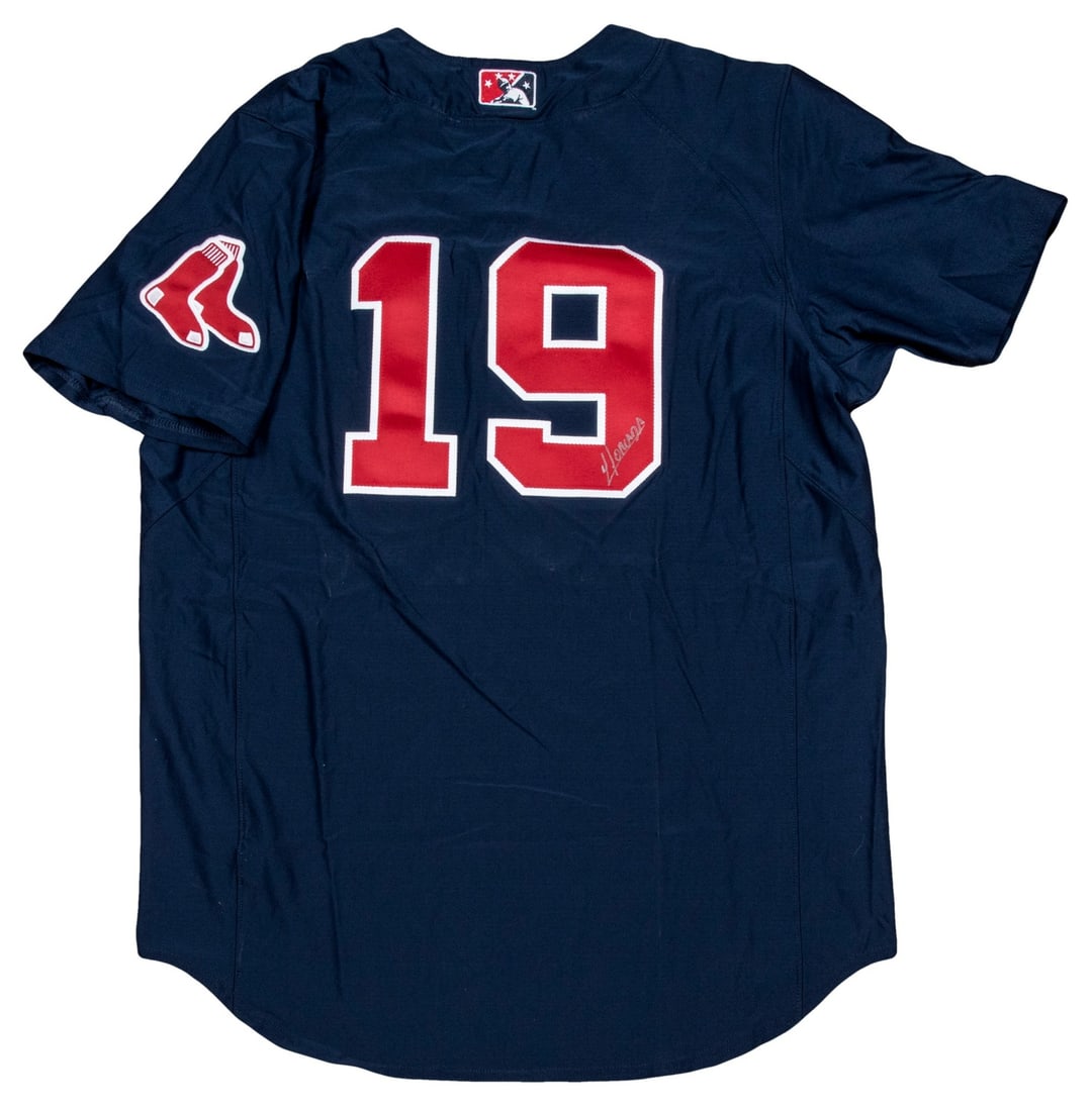 2016 Yoan Moncada Signed Blue Road Jersey Salem Red Sox JSA COA: 2016 Yoan Moncada Signed Blue Road Jersey Salem Red Sox JSA COA Own a piece of baseball history with this 2016 Yoan Moncada game-used and signed pre-rookie jersey from his time with the Salem Red Sox.