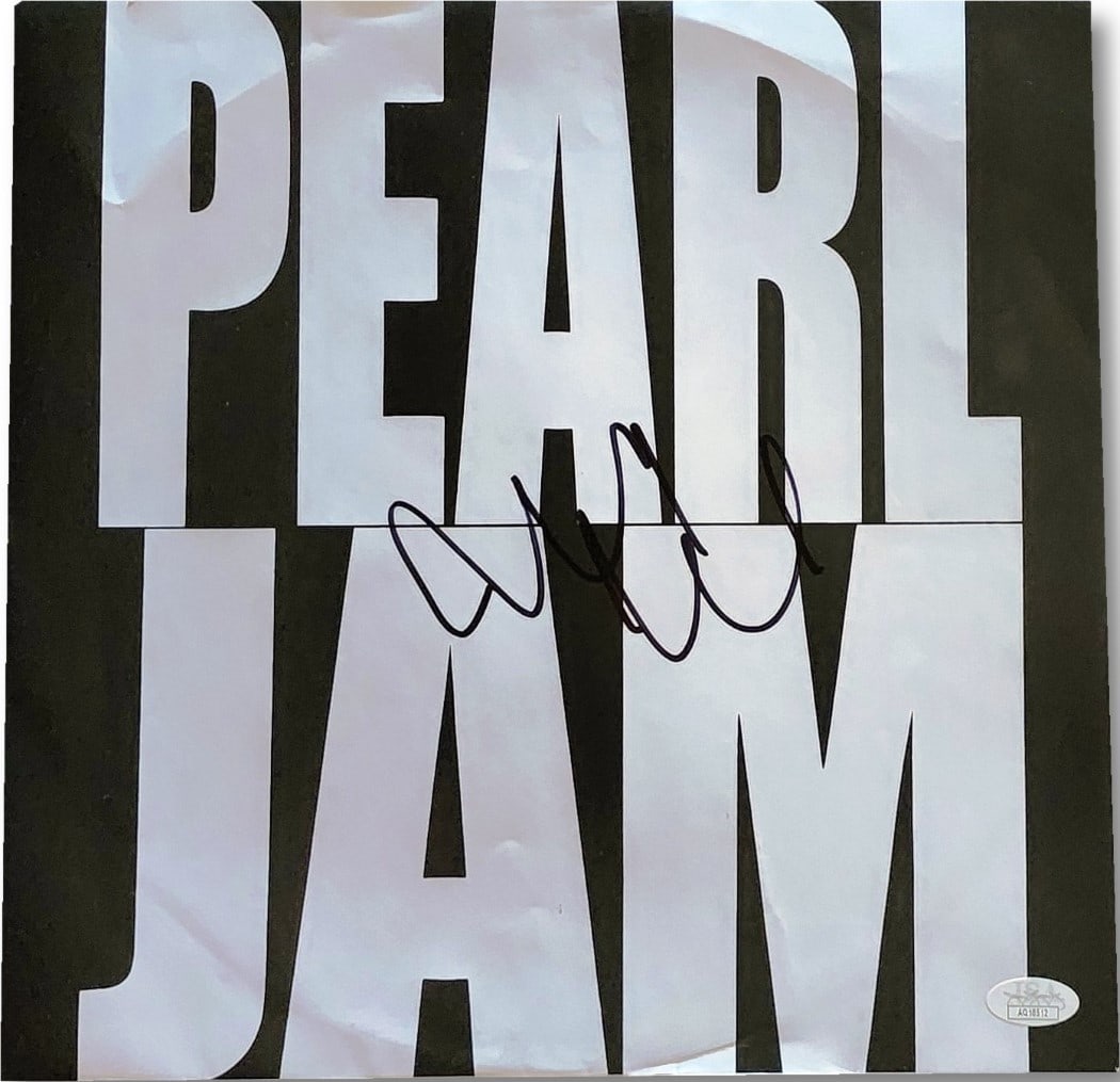 Mike McCready Signed Album Sleeve Pearl Jam Ten JSA COA (1 of 3)