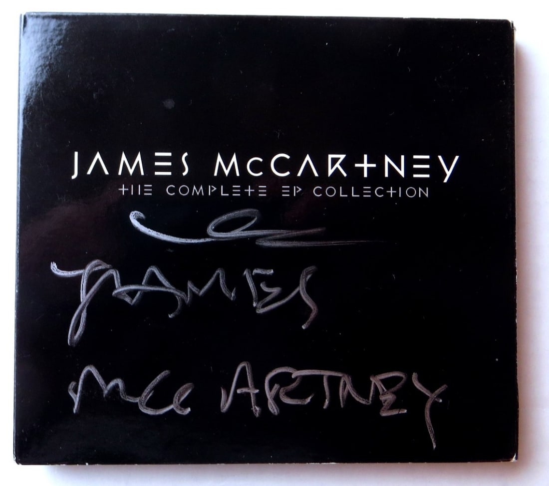 James McCartney Signed Autographed CD Cover EP Collection JSA Authenticated (1 of 3)