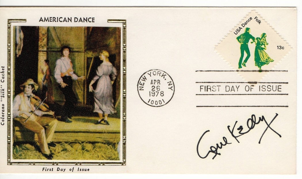 Gene Kelly JSA Authenticated Signed First Day Cover for Singin' In the Rain (1 of 2)