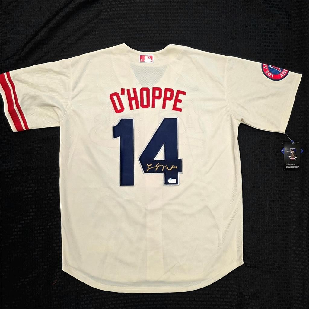 Autographed Los Angeles Angels City Connect Jersey Logan O'Hoppe BAS COA (1 of 5)