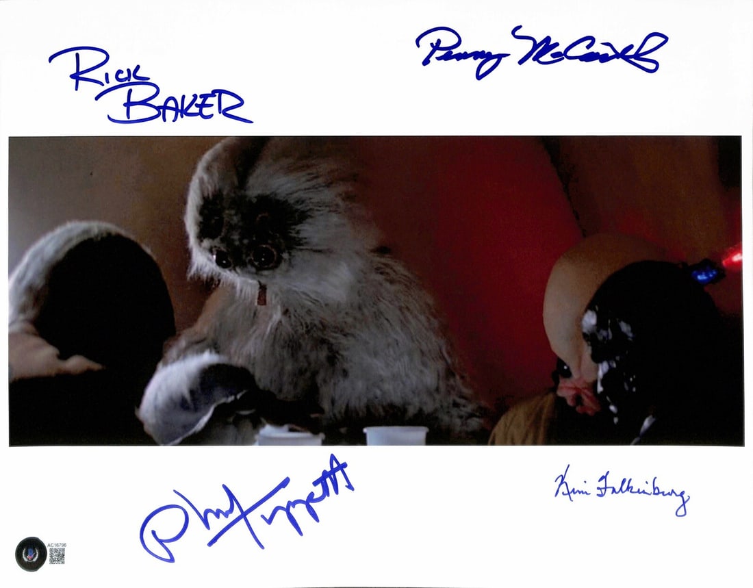 Star Wars Multi-Signed 11x14 Photo by Tippett Baker Falkinburg McCarthy LOA: Star Wars Multi-Signed 11x14 Photo by Tippett Baker Falkinburg McCarthy LOA This stunning 11x14 color photograph captures a moment from the Star Wars universe, multi-signed by notable figures involved